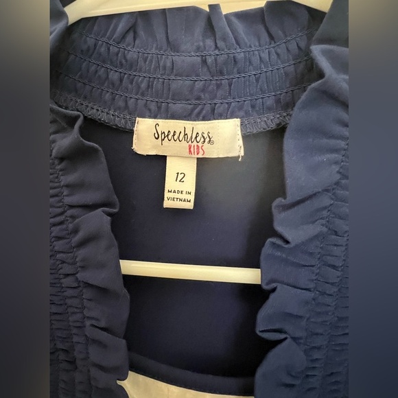 SPEECHLESS KIDS LONG DRESSY RUFFLED DRESS W/SEQUINS OF LIGHT PURPLE COLOR SZ 12 - Picture 3 of 8